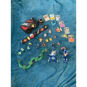 Lot 20 Assorted Pokemon Mini Vinyl Plastic Figures Tomy Nintendo Toys‎